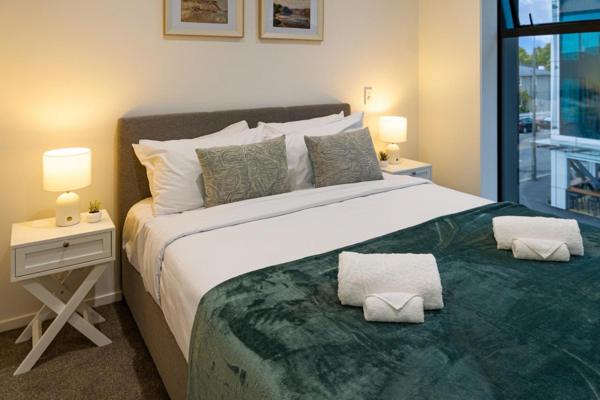 Urban Retreat: 2-Br Gem In Central Christchurch Leilighet Eksteriør bilde
